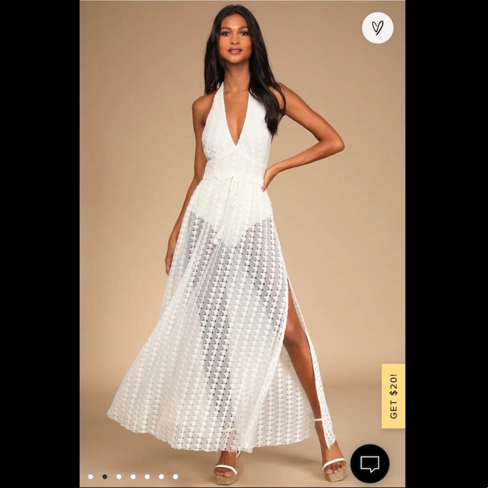 Lulus | SOLD OUT ONLINE Crochet Bodysuit Dress